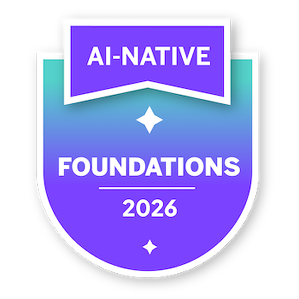 AI-Native Foundations Zertifizierungs-Badge