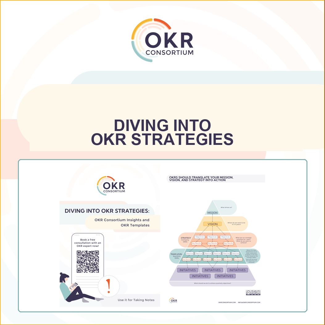 Notizbuch Diving into OKR Strategies