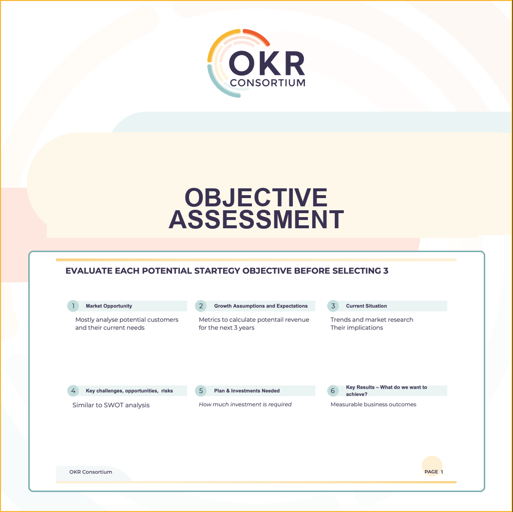 Objective Assessment für strategische OKRs